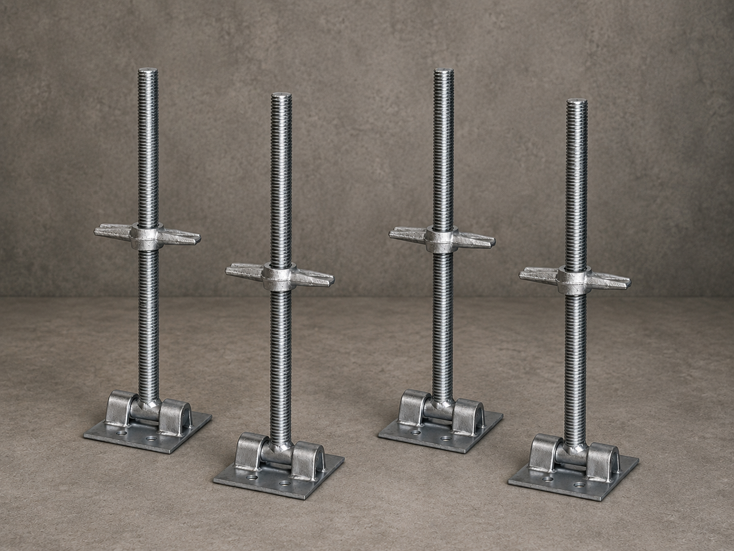 Steel props and base jacks